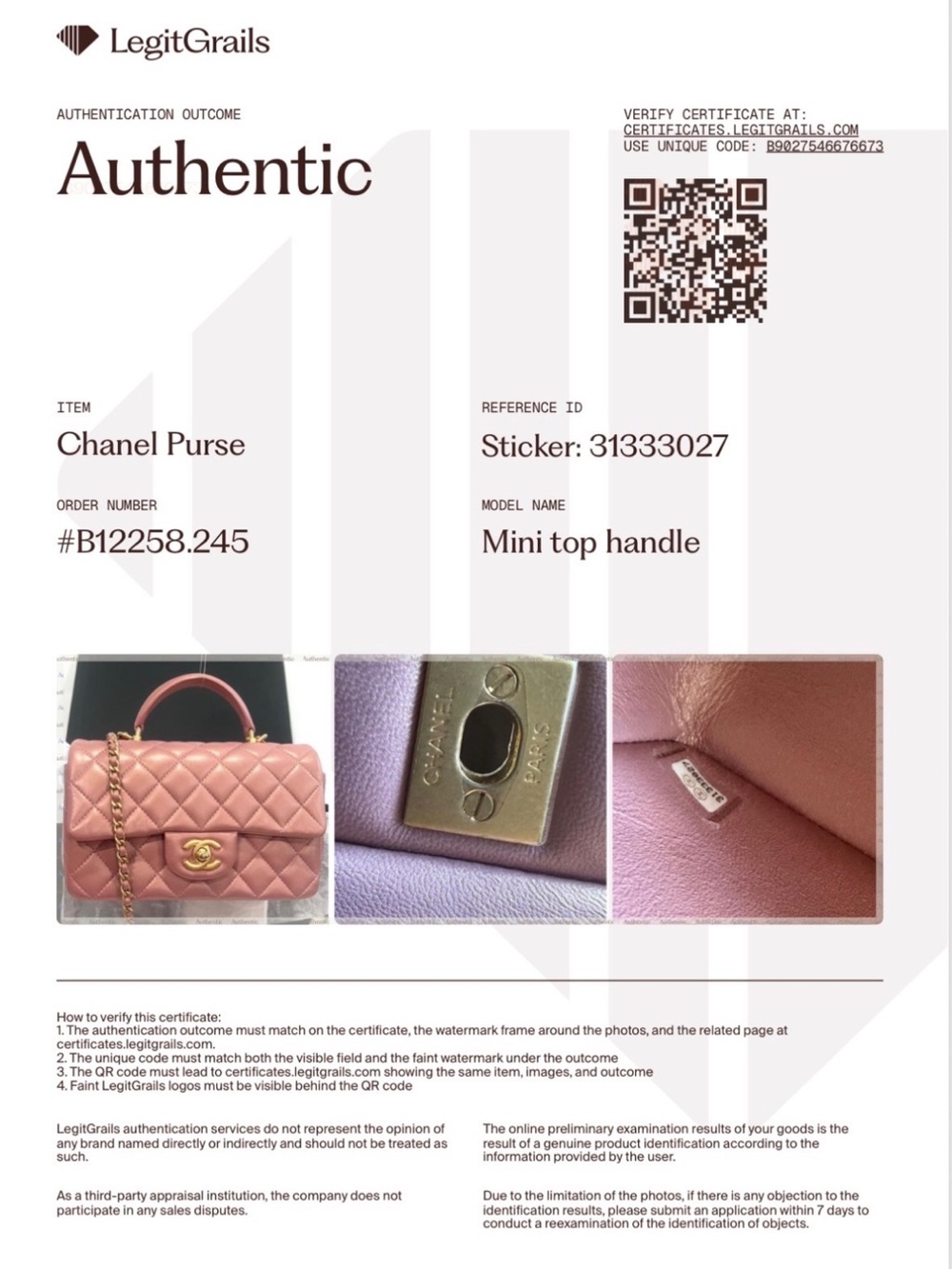 NWOT🔥Chanel Classic Mini rectangular Flap Bag - Picture 11 of 11
